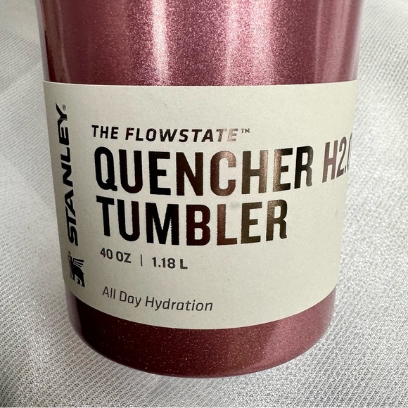 🎉4xHP! STANLEY x Target ✨NWT 40oz Quencher in DISCONTINUED HTF Mauve Shimmer - Picture 4 of 10